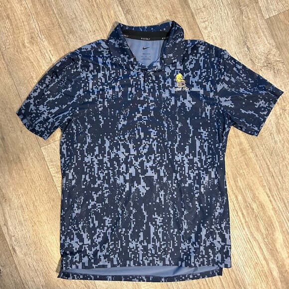 Nike Dri Fit Men's Golf Shirt Bali Hai - Picture 1 of 4